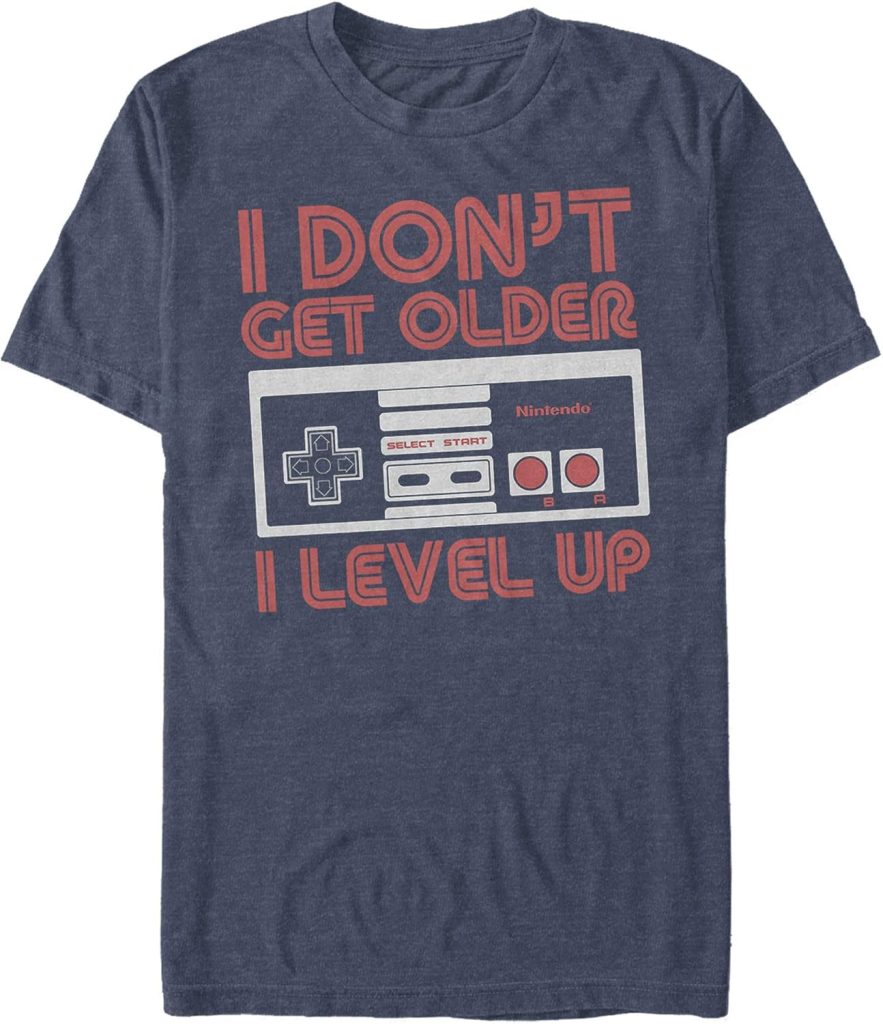 Get Older? Level Up with This NES Controller T-Shirt